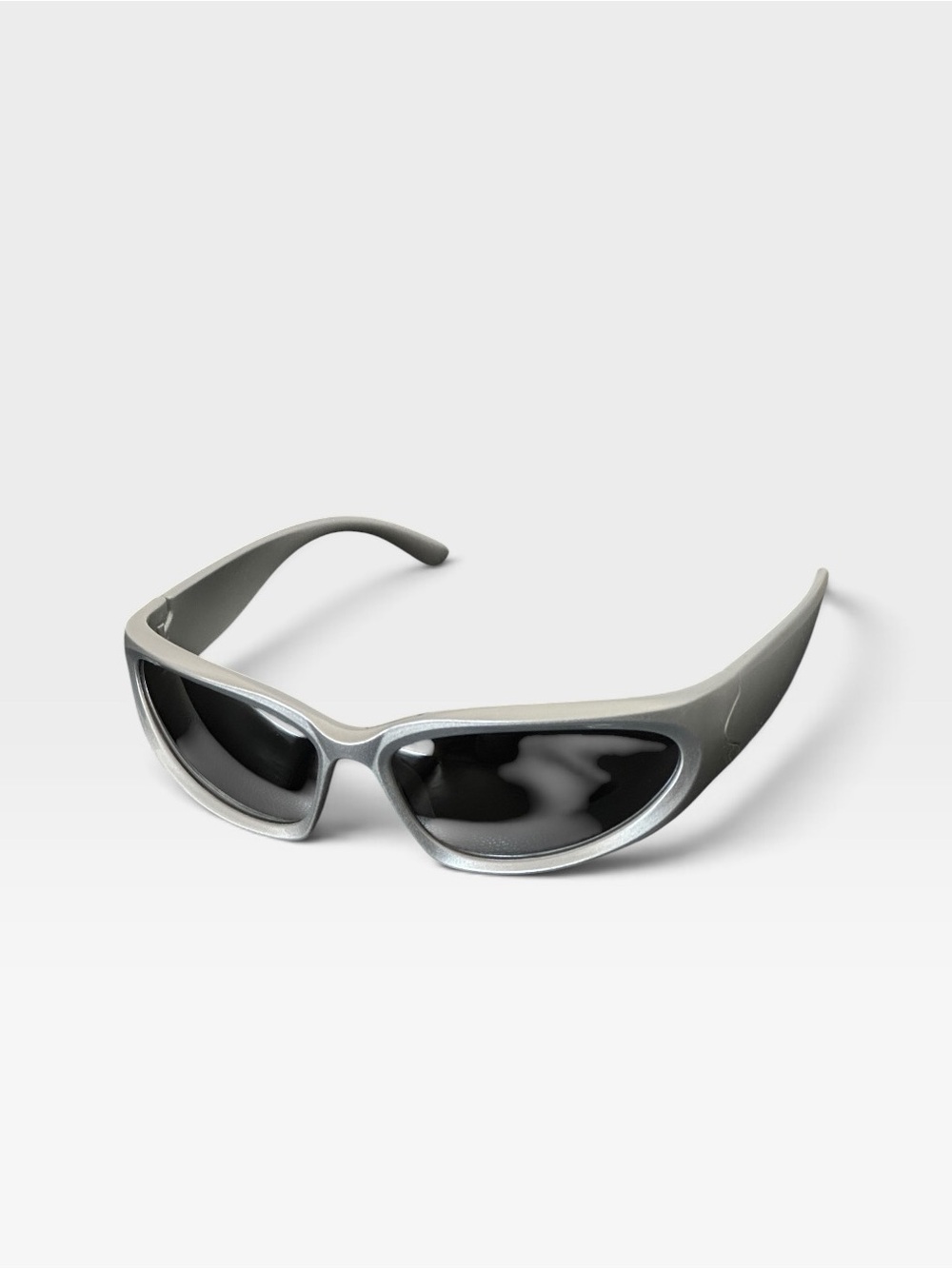 Kids Silver Sport Sunglasses - Protective Grey Lenses